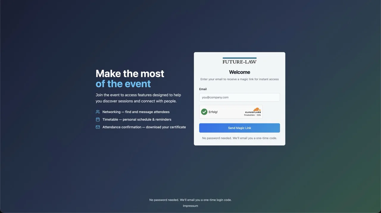 Networking Event Platform