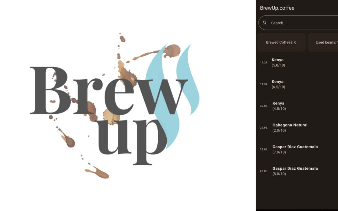 BrewUp App – Coffee Logbuch